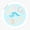 1pcs, variant on Blue Beach Babe Coastal Style Sticker