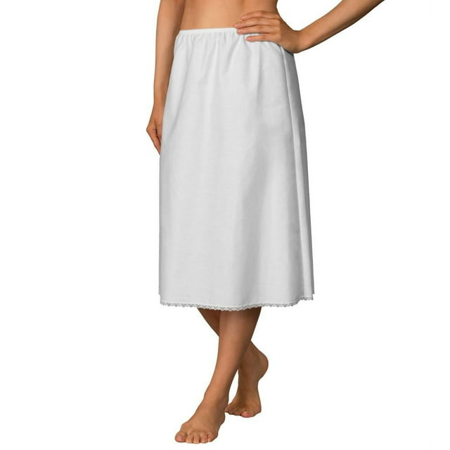 Combinaison Demi-Évasée Shadowline 4711630 pour Femme de 30 Po (Blanc 3X)