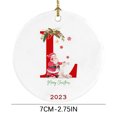 thumbnail image 3 of Decoraciones de Navidad Al Aire Libre Decoración Del Árbol de Navidad Colgante Personalizado Navidad 26 Carta Decoración, Decoración Del Árbol de Navidad Regalo de Navidad Decoraciones Del Árbol de Na, 3 of 3