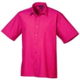 thumbnail image 1 of Premier Mens Short Sleeve Formal Poplin Plain Work Shirt, 1 of 3