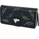 thumbnail image 2 of Cartera de mujer Patrón de hoja hueca Bifold Leather Lady Long Wallet Monedero Cremallera Regalo kaili Sencillez, 2 of 5