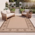 thumbnail image 3 of Safavieh Courtyard Eva Oriental Indoor/Outdoor Area Rug, Natural/Brown, 9' x 12', 3 of 14
