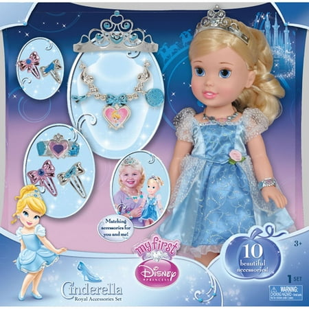 Disney Princess Cinderella Doll and Royal Accessories Play Set