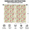 thumbnail image 2 of Pioneer Flower Floral Print Pattern Insulated Teens Curtains Set Of 2, Bedroom Essentials, Toddler Room Decor 52"x84", 2 of 5