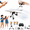 Three Electrics, variant on RC Paper Airplane Kit with Gyro Stabilizer - DIY Electric Remote Control Plane with Dual Propellers,2.4GHz Motorized Flying STEM Toy,Lightweight Gliders Gifts for Hobbyists & Beginner Flyers