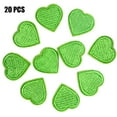 thumbnail image 1 of Embroidered Iron On Love Heart DIY Badge Appliques Patches Clothes Sticker GREEN, 1 of 8