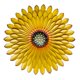 thumbnail image 1 of XWSHYW Flores Artificiales Pintura de Metal Paracolgar En La Pared En 3D con Flores Artificiales y Suculentas, 1 of 1