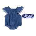 thumbnail image 4 of Rompers Headband Clothing Set para 22 Pulgadas Reborn Baby Newborn Girl Dolls Ropa Sunnimix Muñecas mamelucos trajes de diadema, 4 of 8