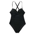 thumbnail image 1 of Tempt Me - Traje de baño vintage de dos piezas para mujer, estilo retro, estilo halter, cintura alta, con parte inferior MFZFUKR BST3003541-5, 1 of 6
