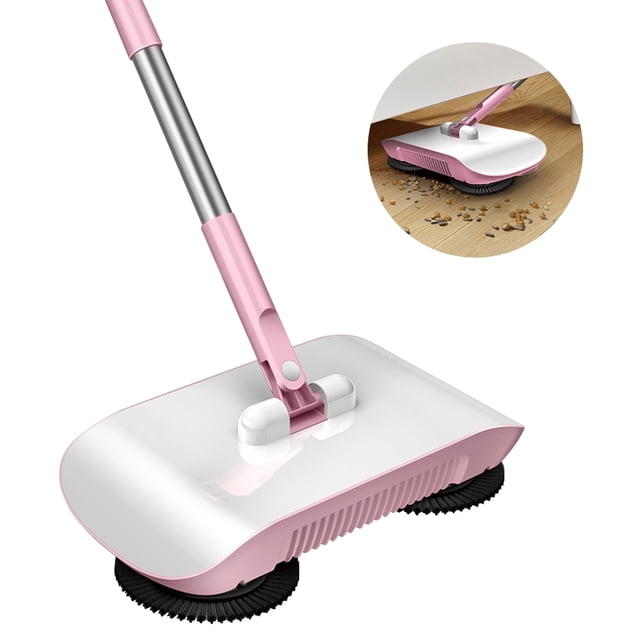 Máquina Barrido Piso Mop Broom DustPan Robot 3 en 1 180 Grados Rotating Manual Húmedo Y Seco Herramientas Limpieza para El