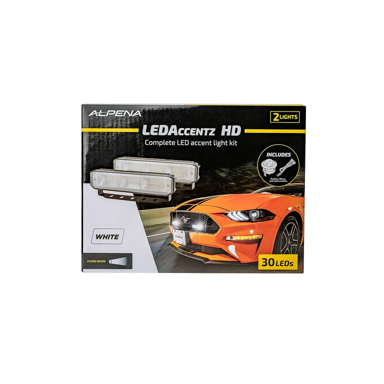 Alpena LEDAccentz HD Accent, Universal Fit White Driving LED Light