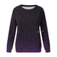 thumbnail image 4 of ICHUANYI Clearance Women's Fashion Printed T-shirt Long Sleeves Blouse Round Neck Casual Tops Sweatshirt Hoodies(Black, M) ICHUANYI WER2023081206841, 4 of 4