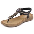 thumbnail image 2 of Zapatos Verano Sandalias Tanga para Bohemian Arch Support Rhinestone Mujeres, 2 of 9
