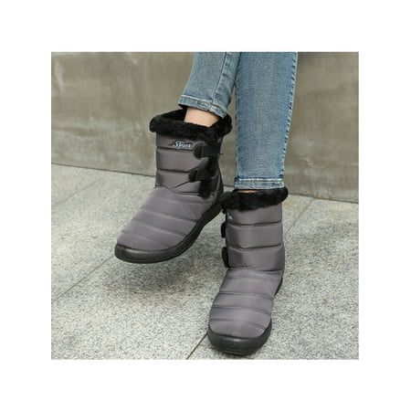 

Captis Women s Waterproof Tarpaulin Cloth Anti-Slip Snow Boot