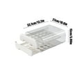 thumbnail image 3 of OEFNTAC Storage Bins Egg Trays Egg Organizer for Refrigerator,Multi Layer Push Pull Drawer Plastic Fridge Egg Storage Bins with Lids & Handle Stackable Egg Holder for Refrigerator, 3 of 6
