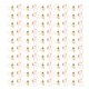 thumbnail image 4 of 100 clips de carpeta con forma de gato, dorados, dorados y rosas, de hierro, con diseño hueco, mini clips divertidos para documentos y tickets., 4 of 14