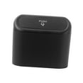 thumbnail image 2 of Black Car Trash Can Durable Hanging Waterproof Storage Box Small Car Garbage Can, 2 of 9