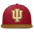 thumbnail image 2 of Men's Fanatics Crimson/Brown Indiana Hoosiers NoBo Fitted Hat, 2 of 4