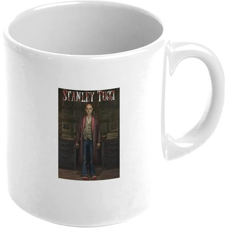 

Stanley Tucci The Kings Man Actor Cool Fan White Mug Novelty Mug 11 Oz Coffee Tea Funny For Women Men Ceramic White Great Gift Idea Cup