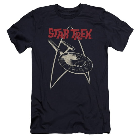 Star Trek - Ship Symbol - Premium Slim Fit Short Sleeve Shirt - Large