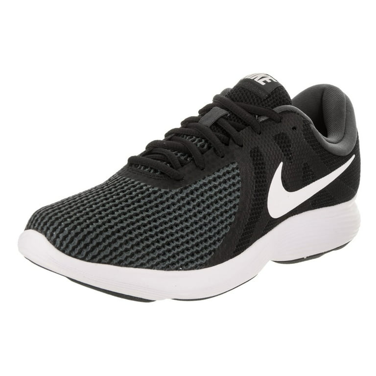 Nike 908988-001: Men's Nike Revolution 4 Running Black/White Sneakers (7.5 D(M) US) Walmart.com