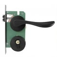 thumbnail image 3 of Keyed-Locking Locking Lever Handle Set, Door Lock Set, Scratch Resistance Wear Resistance for Home Office Bathroom Living Room, 3 of 7