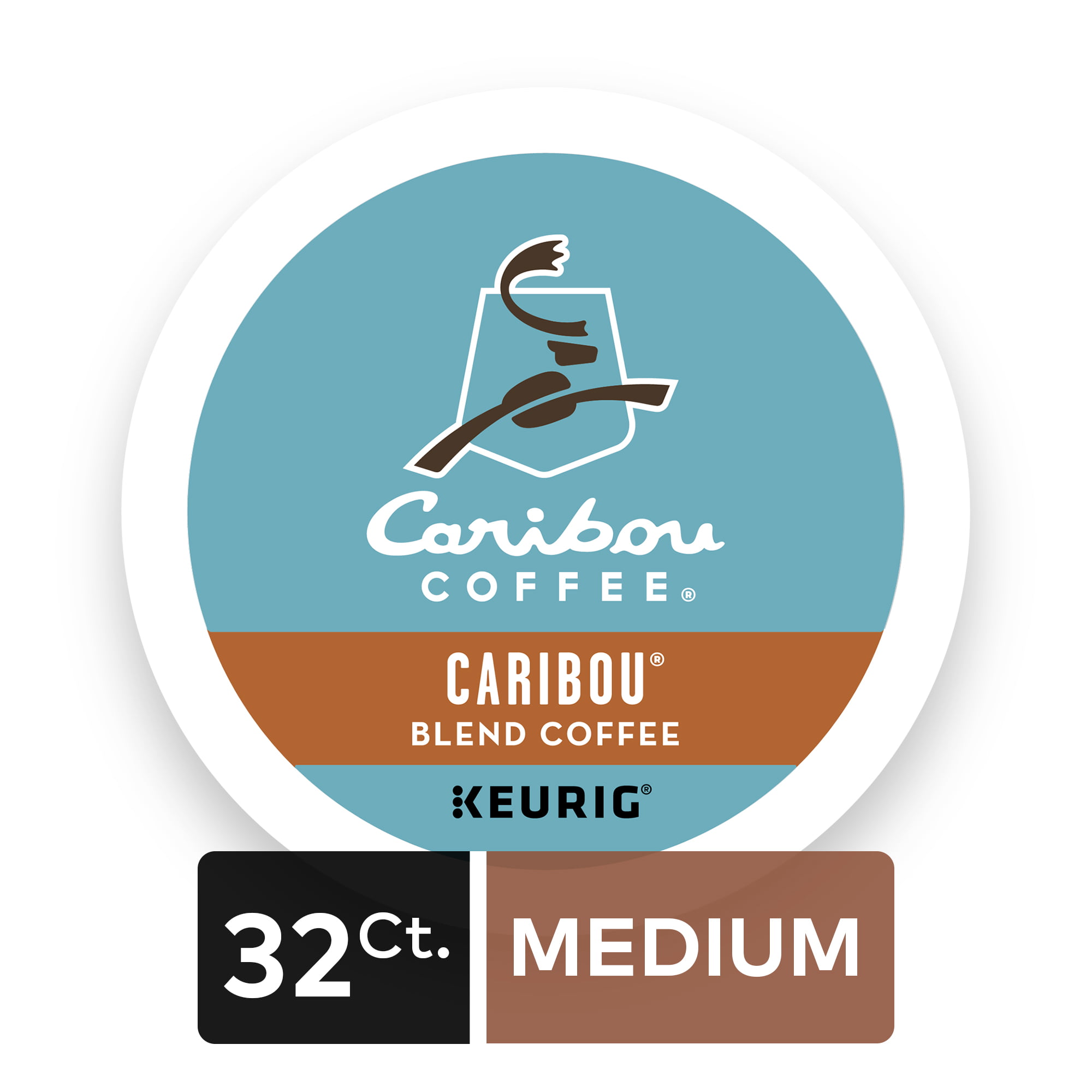 Photo 1 of Caribou Coffee Caribou Blend Keurig K-Cup Coffee Pods - Medium Roast - 32ct  exp date 09-2022