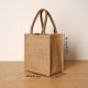 thumbnail image 4 of Typpkmm Jute Ladies Tote with Tote Bag Laminating Blank Shopping, SD-shuzhong, 4 of 7