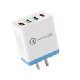 thumbnail image 7 of Naierhg Portable Travel 4 USB Ports Fast Charging QC 3.0 Wall Charger Power Adapter, 7 of 7