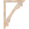 thumbnail image 3 of Ekena Millwork 3 1/2"W x 36"D x 48"H Merced Slat Smooth Bracket, Douglas Fir, 3 of 4
