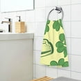 thumbnail image 6 of SKYSONIC St. Patrick's Day Cotton Hand Towels Set of 2 Bath Towel Decorative Fingertip Towels for Bathroom Gym Spa Hotel Beach,16" x 28", 6 of 7