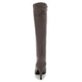 thumbnail image 5 of Ferwind Women's Slouch Tall Boots Kitten Heels Rhinestone Glitter Adult Grey  8, 5 of 7