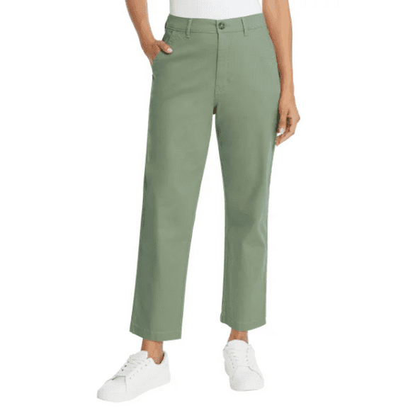 G.H. Bass & Co. Ladies' Chino Pants Green 12