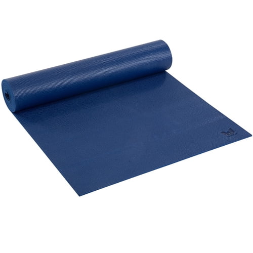 Natural Fitness Warrior Yoga Mat Extra Long 24 Inch X 80 Inch Midnight