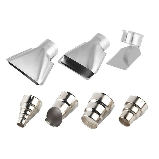 Ejoyous Kit De Boquillas Para Pistola De Calor, 7 Piezas De 35-40 Mm, Boquillas De Aire Para Pistola De Calor De Acero Inoxidable, Accesorios Para Pistola De Calor, Herramientas