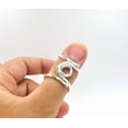 thumbnail image 2 of SS DESIGNS CircleSupport Sterling Silver Adjustable Splint Ring | Handmade Finger Support for Mallet Finger, Boutonnière Deformity & Lateral Deviation | Arthritis Relief & Joint Stabilization Ring, 2 of 5