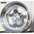 thumbnail image 2 of AodHan Wheels Rim AH-03 15x8 4x100/114.3 73.1CB +20 SILVER MACHINED FACE AND LIP, 2 of 3