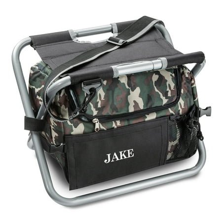 Personalized Camouflage Sit n’ Sip Cooler Chair