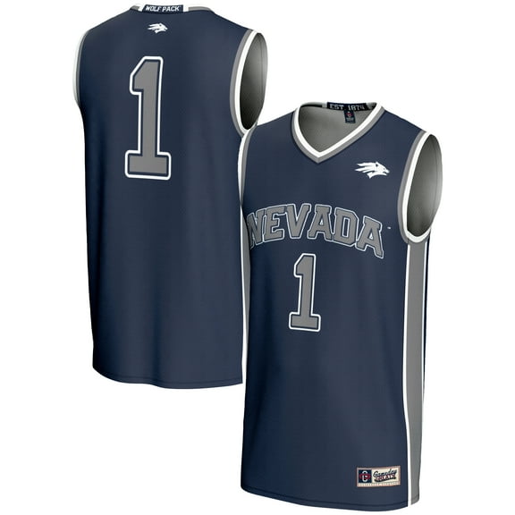 Youth GameDay Greats #1 Navy Nevada Wolf Pack Lightweight Basketball Jersey