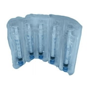 Easy Glide 3ml 3cc Oral Syringe, Sterile, Caps Included, Great for Oral Medicine and Home Care, 50 Pack