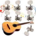 thumbnail image 2 of Afinadores Btafrte cabezales de guitarra 6 Uds 3L 3R Metal para Acústica Folk, 2 of 9