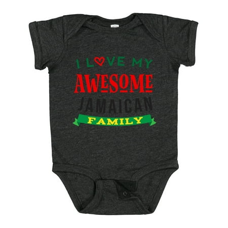 

Inktastic Jamaica Awesome Jamaican Family Boys or Girls Baby Bodysuit