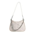 thumbnail image 2 of Bolso de hombro para niñas Yuyangstore bolso con patrón de corazón Cartera bolso de compras de playa Satchels Vacaciones Blanco, 2 of 8