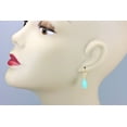 thumbnail image 2 of Chalcedony Earrings Aqua Blue Smooth Pear Shaped Teardrop 14k Gold Filled Dangles Spyglass Designs, 2 of 2