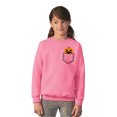 thumbnail image 3 of Awkward Styles Halloween Sweatshirt for Boys Girls Youth Angry Pumpkin Crewneck Tops for Kids Pocket Print, 3 of 5
