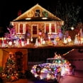 thumbnail image 3 of 100 luces LED de Navidad, luces de Navidad de 33 pies, multicolor, luces de árbol de Navidad conectables de 120 V certificadas por Ul para interiores y exteriores, Navidad, fiestas, hogar, patio, jard Namotu CZDZ-ST15, 3 of 7