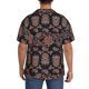thumbnail image 3 of Fotbe Retro Floral Camisa Estampada de Manga Corta para Hombre, Casual de Verano, Estilo Playero, Sin Arrugas-X-Large, 3 of 5