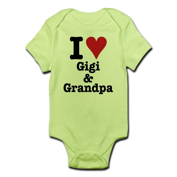 CafePress - I Love Gigi Infant Bodysuit - Baby Light Bodysuit