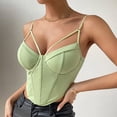 thumbnail image 4 of Harpily 2025 Shapers Stylish Diamond Shape Slim Clearance Backless Fishbone Steel Ring Solid Color Everything Little Vest, 4 of 8