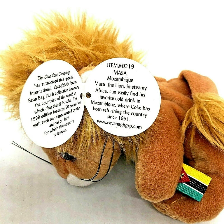1999 Coca-Cola International MOZAMBIQUE - MASA The LION Bean Bag